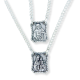 Metal Scapular (Sacred Heart & Our Lady of Mt Carmel) - 13 1/2