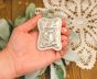 First Communion Rosary Gift Set - 18.5", Wood Rosary Box, Plaque, & Rosary Made in Italy - Closeout Sale * (Minimum quantity purchase is 1) 