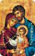  Pray the Rosary Card/Holy Family - PVC with raised beads    (Minimum quantity purchase is 1)