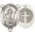 Sterling Silver St. Benedict Rosary Center