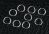  Jump Rings - 7mm x 0.7 mm Thick - 100 pcs *   (Minimum quantity purchase is 2)