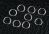  Jump Rings 3 mm Diameter -.6mm Thick, Pkg. 500  (Minimum quantity purchase is 1)