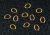    Jump rings - gold finish oval - 4 mm x 5 mm diameter by 0.6 mm thick - 250 pcs     (Minimum quantity purchase is 1)