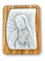 Our Lady of Guadalupe Magnetic Rosary Box - Sterling Silver, Olive Wood (3 3/8
