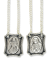  Divine Mercy / Our Lady of Guadalupe Metal Scapular   (Minimum quantity purchase is 1)