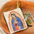 Our Lady of Guadalupe Rosary Pouch in Color with Gold Accents –3