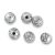 Rosebud Rosary Beads (Pack of 12) – 6mm Silver Oxidized, Made in Italy  * (Minimum quantity purchase is 1) 