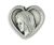 Heart Shaped Our Lady of Medjugorje Devotional Metal Rosary Beads   (12 pc.)  *   (Minimum quantity purchase is 2)
