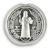 St Benedict Medal Rosary Beads (pkg 12 beads) - 6 mm Round, Made in Italy  *  (Minimum quantity purchase is 1)
