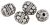 Decorative Metal Beads - pkg of 12 (Minimum quantity purchase is 1)