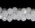 White Rondelles Glass Crystal Beads, 8x6 mm- 60 beads  (Minimum quantity purchase is 1)