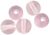  Pink Glass Beads, 8 mm round - 60 beads   (Minimum quantity purchase is 1)