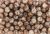 Brown and White Spun Glass 8mm Beads - Pkg 60 *  (Minimum quantity purchase is 3)