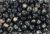 Black and Tan Spun Glass 8mm Beads - Pkg 60 * (Minimum quantity purchase is 3)