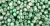   Light Green with Black, Spun Glass Porcelain Beads -  8mm - Pkg. 60    (Minimum quantity purchase is 1)
