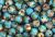  Light Blue Cloisonne Beads -  7mm - pkg of 60     (Minimum quantity purchase is 1)   