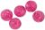    Crackle Beads - Fuchsia - 8mm (Packs of 60; Plastic)    (Minimum quantity purchase is 1)