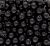  Black Glass Beads - 8mm - pkg 60     (Minimum quantity purchase is 1)