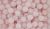 Glass Beads - Pale Pink - 8 mm Round - Pack of 60    (Minimum quantity purchase is 1)