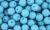 Glass Beads, Sky Blue - 8 mm Round - Pack of 60  *   (Minimum quantity purchase is 3)
