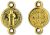 Gold Tone St Benedict Medal Our Father Beads  * (Minimum quantity purchase is 6)