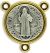   St. Benedict Center Piece  - Two Tone - 5/8