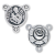 St Rita Rose Rosary Centerpiece - 5/8