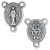  Small Miraculous Medal Rosary Center - 1/2