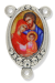 Holy Family Color Image Center Piece (Byzantine) - 1 inch   (Minimum quantity purchase is 2)