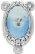   Holy Spirit Color Image Center Piece in Blue - 1 inch     (Minimum quantity purchase is 2)