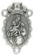 Mary and Jesus Oval Crest Centerpiece - Silver Ox, 1.25