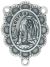  Scalloped Edge Our Lady Of Lourdes Image Center Piece     (Minimum quantity purchase is 2)