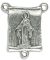 Our Lady of Grace Rectangular Scroll Centerpiece - Silver Ox, 1