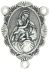   Madonna & Child Shell & Scalloped Edge Center Piece - 1 1/4