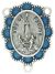 Our Lady of Fatima Center Piece - Blue   (Minimum quantity purchase is 1)