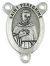 St Peregrine Oval Centerpiece - Silver Ox, 1-1/16