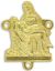  Pieta Large Centerpiece - Gold Tone - 1/1/4 