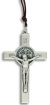 St Benedict Crucifix Pendant - Silver Ox, 3