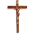 Rose Gold Wood Wall Crucifix – 12.5