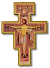 San Damiano Wall Cross - 4.75 x 3.5