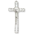Holy Spirit Rippled-Edge Metal Wall Crucifix - 7-1/4