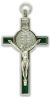 St. Benedict Straight Edge Crucifix, 3-1/4