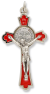 St. Benedict Flared Edge Crucifix, 3-1/8