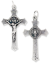 Miraculous Medal Flared Edge Crucifix - 1.5