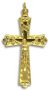 Faceted Triangular Crucifix – 1 7/8