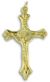 Sunburst Leaf Crucifix – 1 7/8