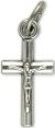 Small Round Bar Crucifix - 3/4