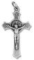 St Benedict Flared Edge Crucifix - 1.5