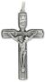 Classic Crucifix with Inlaid Bar Design – 1 3/4