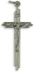 Triple Bar Mission Rosary Crucifix - Silver Tone, Made in Italy  *  (Minimum quantity purchase is 5)